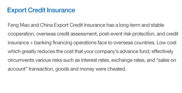 Export credit insurance